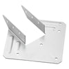 VEVOR Hurricane Ties for Rafter, Inner Size 5.31x1.57x2.48 in / 135x40x63 mm, Heavy Duty Hurricane Straps, Heavy Duty Rafter Ties Brackets Joist Hangers for Roof Beam Wooden Construction, 25 Pcs