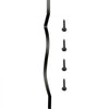 VEVOR Deck Balusters, 26 Pack Metal Deck Spindles, 32.25\"x1\" Staircase Baluster with Screws, Iron Deck Railing for Wood and Composite Deck, Stylish Baluster for Outdoor Stair Deck Porch