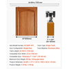 VEVOR Sliding Pocket Door Hardware Track Kit, 44.69" Pocket Door Track Kit with Soft Close Mechanism for Smooth and Quiet Sliding, Easy to Install, for 1" to 1 3/4" Thickness 24" Width Single Door