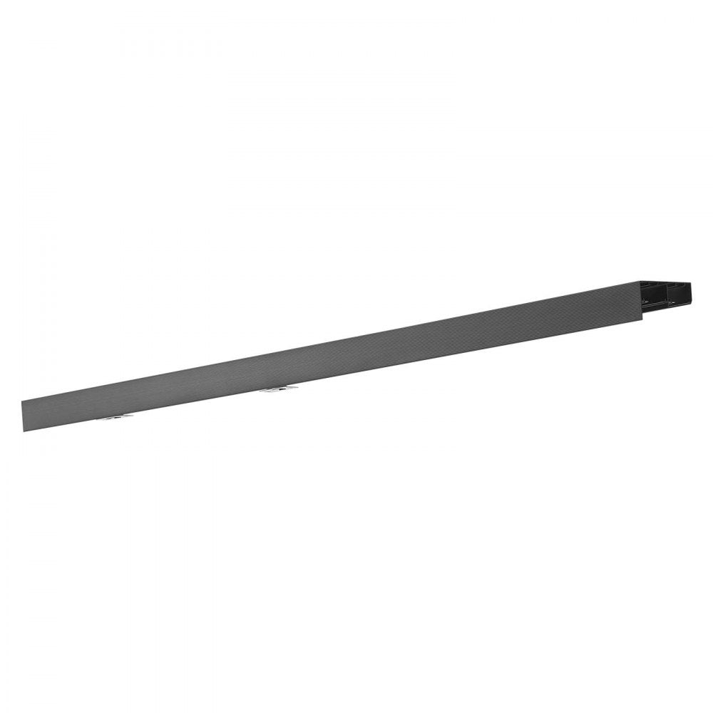 VEVOR Bypass Sliding Door Hardware Kit, 5 ft Aluminum Alloy Dual-Track Bypass Door Hardware, Smooth and Quiet Sliding, Easy to Install, for 1" to 1 3/4" Thickness 30" Width 2 Door System, for Closet