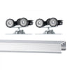 VEVOR Sliding Pocket Door Hardware Track Kit, 5.73 ft Heavy Duty Pocket Door Hardware Kit, Commercial Grade Pocket Door Hardware and Track Set for 24"-36" Wide Single Door, Smoothly and Easy to Install