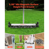VEVOR Magnetic Sweeper with Wheels, 17 inch, 10 lbs Load Capacity, Lightweight Magnetic Pickup Sweeper with Adjustable Handle, Pick Up Nails and Screws, Easy Cleanup for Garages, Roofing Projects