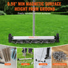 VEVOR Magnetic Sweeper with Wheels, 17inch Mini Magnetic Sweeper, 10 lbs Capacity, Adjustable Handle, Lightweight Magnetic Pickup Sweeper to Pick Up Nails and Screws, Easy Cleanup of Workshop Garage