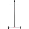 VEVOR Magnetic Sweeper with Wheels, 17inch Mini Magnetic Sweeper, 10 lbs Capacity, Adjustable Handle, Lightweight Magnetic Pickup Sweeper to Pick Up Nails and Screws, Easy Cleanup of Workshop Garage