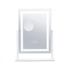 VEVOR Vanity Mirror with Lights, Three Color Lighting Modes, Lighted Makeup LED Mirror, and 5X Magnification Mirror, Smart Touch Control, 360°Rotation (16.1x11.8 in, White)
