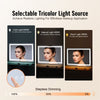 VEVOR  Large Vanity Mirror with Lights, Three Color Lighting Modes, Lighted Makeup LED Mirror,5X Magnification,USB Port,Smart Touch Control,Desktop Wall-Mounted (31.5x21.7 in, White)