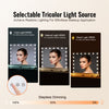 VEVOR Hollywood Vanity Mirror With Lights, Dimmable Bulbs &3 Color Lighting Modes, Makeup Mirror w/ Detachable 5X Magnification,USB Port,Type C,Smart Touch Control,Desktop Wall-mount( 31.5x23.6in, White)
