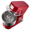 VEVOR 5.3+4.2 Qt Tilt Head Stand Mixer 400W Electric Dough Mixer, 3 Speeds Food Kitchen Mixer with Stainless Steel Bowl, Splash Guard, Dough Hook, Whisk, Beater, for Baking Mixing Whipping