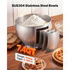 VEVOR 7.4 Qt Tilt Head Stand Mixer 500W Electric Dough Mixer, 6 Speeds with Pulse Food Kitchen Mixer with Stainless Steel Bowl, Splash Guard, Dough Hook, Whisk, Beater, for Baking Mixing