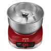 VEVOR 5.3 Qt Electric Dough Maker 500W Stand Mixer Removable Lid, Stepless Speed Adjustment Food Kitchen Mixer with Stainless Steel Bowl, Dough Hook, Whisk, Beater, for Pizza Bread Pasta Mochi