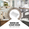 VEVOR Rectangle Vessel Sink, 24" x 13.8" Bathroom Vessel Sink Countertop, White Ceramic Bathroom Sinks Above Counter, Modern Style, Bright and Elegant, Well-Packaged for Bathroom, Hotel, Toilet, RV