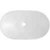 VEVOR Oval Vessel Sink, 23.3" x 14.2" Bathroom Vessel Sink Bowl Countertop, White Ceramic Bathroom Sinks Above Counter, Bowl Sink with Modern Style, Well-Packaged for Bathroom, Hotel, Toilet, RV