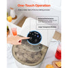 VEVOR Countertop Ice Maker, 7 Cubes Ready in 6 Mins, 26 lbs per Day, Self-Cleaning Portable Machine with Ice Scoop, Ice-Making Machine with 2 Sizes Bullet Ices for Home, Kitchen, Office, Bar & Party
