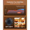 VEVOR 2-Tier Commercial Food Warmer Display, 450W Food Display Warmer with Light, Detachable Shelves and Double-Sided Door Design, 85℉~185℉ Air Heating, 48L for Hamburger, Pizza, Bread, Fried Chicken