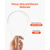 VEVOR Clear Vinyl Tubing, 1/2" ID x 5/8" OD, 10FT Plastic PVC Tubing, Flexible and Cuttable Clear Hose, 1/16 in Wall Thickness, High-strength PVC Material for Aquarium Irrigation Swimming Pool Lab
