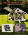 VEVOR Pop up Gazebo Screen Tent, 12 x 12 ft - image 6