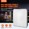 VEVOR LED Canopy Light, 150W, 16500LM 5000K Daylight Commercial Industrial Outdoor Canopy Light, 12.4" x 12.4" Surface Mount Ceiling Lighting for Gas Station Warehouse Garage Street Shop Hotel, IP65