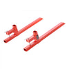 VEVOR Pallet Forks, 2000 lbs Clamp on Pallet Forks, 43-Inch Total Length Heavy-Duty Quick Attach Tractor Fork Compatible with Tractor Attachments, Loader Bucket, and Skid Steer, Orange