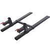 VEVOR Pallet Forks, 2000 lbs Clamp on Pallet Forks, 43-Inch Total Length Heavy-Duty Tractor Fork with Adjustable Stabilizer Bar for Tractor Attachments, Loader Bucket, and Skid Steer, Black