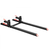 VEVOR Pallet Forks, 2000 lbs Clamp on Pallet Forks, 60-Inch Total Length Heavy-Duty Tractor Fork with Adjustable Stabilizer Bar for Tractor Attachments, Loader Bucket, and Skid Steer, Black