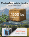 VEVOR Pallet Forks - 1500 lbs capacity infographic