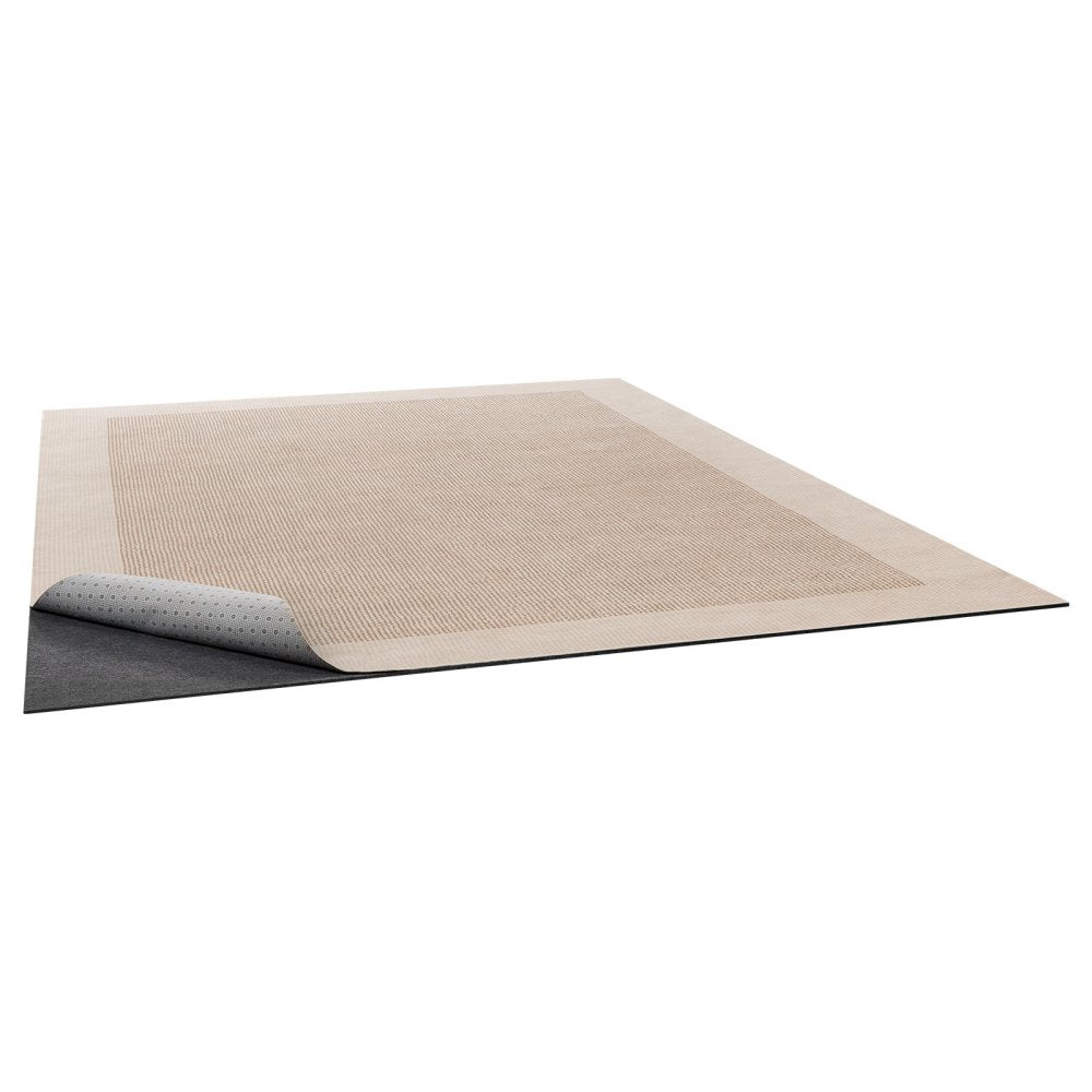 VEVOR Rug Pad 10 x 14 ft, Non-slip Carpet Area Pad, Rug Mat Padding with Dual Surface Felt Cushion & Rubber Gripper, Hardwood Floor Protection for All Floors, Finishes, Keeps Carpets in Place