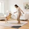 VEVOR Rug Pad 5 x 7 ft, Non-slip Carpet Area Pad, Rug Mat Padding with Dual Surface Felt Cushion & Rubber Gripper, Hardwood Floor Protection for All Floors, Finishes, Keeps Carpets in Place