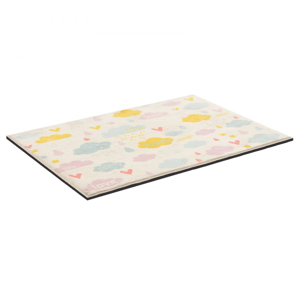 VEVOR Rug Pad 8 x 5 ft, Non-slip Carpet Area Pad, Rug Mat Padding with Dual Surface Felt Cushion & Rubber Gripper, Hardwood Floor Protection for All Floors, Finishes, Keeps Carpets in Place