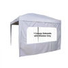 VEVOR Canopy Sidewalls, Fit for 10 x 10 ft Pop Up Canopy Tent, Tent Side Walls with Waterproof and Sunlight Protection Layer for Outdoor Event Tents, Vendor Booths, Camping (1 Sidewall Only, White)