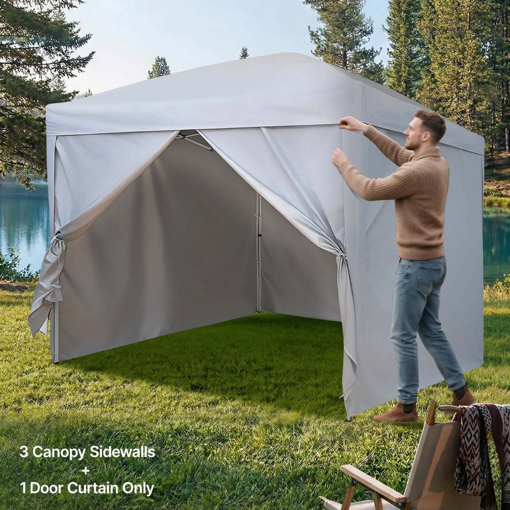 VEVOR Canopy Sidewalls Fit for 10 x 10 ft Pop Up Canopy Tent Tent Side Walls with Waterproof and Sunlight Protection Layer for Outdoor Event Tents