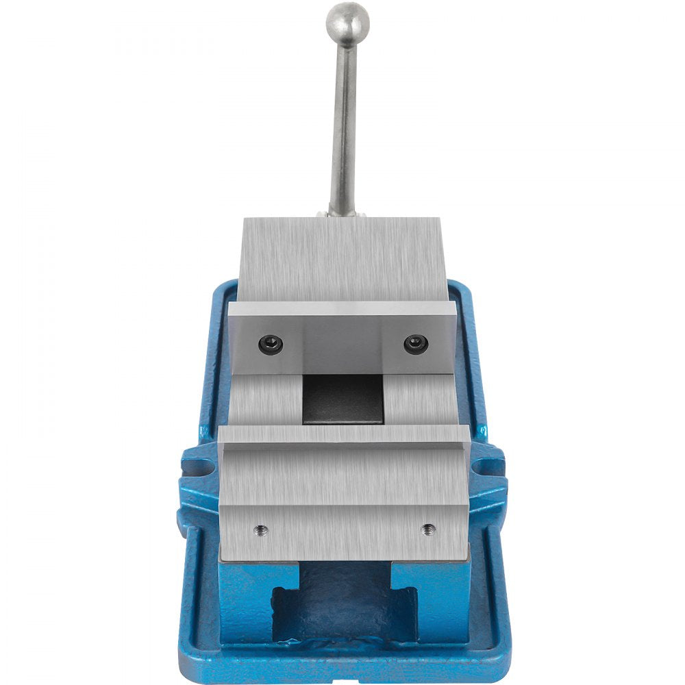 VEVOR Non Swivel Milling Lockdown Vise 4 Inch Precision Bench Clamp 100mm Width Drill Press Clamp 4 Inch Jaw Opening  for Finishing Milling Machines Drilling Machines Precision Parts