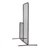 VEVOR L Screen Baseball for Batting Cage, 7x7 ft Baseball Softball Safety Screen, Body Protector Portable Batting Screen with Carry Bag & Ground Stakes, Heavy Duty Pitching Net for Pitchers Protection