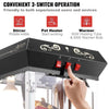 VEVOR Popcorn Maker, 850W Popcorn Popper Machine, 8 Oz Kettle Makes 48 Cups per Batch, Countertop Popcorn Maker with Tempered Glass, Includes 4 Scoops, Movie Theater Style, Black