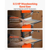 VEVOR 0.5 HP Woodworking Band Saw - Two-Speed Cutting (Low Speed / High Speed)