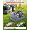 VEVOR Lawn Mower Blade Sharpener, 2/3HP Lawnmower Blade Grinder with 7" Ceramic Grinding Wheel  and Balancer, 30° or 40° Blade Sharpening Machine for High Lift, Low Lift, Gator & Flat Blades