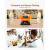 VEVOR 1/2HP Bench Buffer Polisher, 8-inch Bench Polishing Buffing Machine, 1725RPM/3450RPM Dual Speed Benchtop Polisher with 2PCS Cotton Wheels & Cast Iron Base for Metal, Jewelry, Wood Polishing
