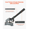 VEVOR Sheet Metal Shear, 6 in Manual Hand Plate Shear, Heavy Duty Mounting Type Sheet Cutter with Solid Steel Frame, High Precision, Extended Handle for Cutting Steel, Copper, Rebar, and Aluminum