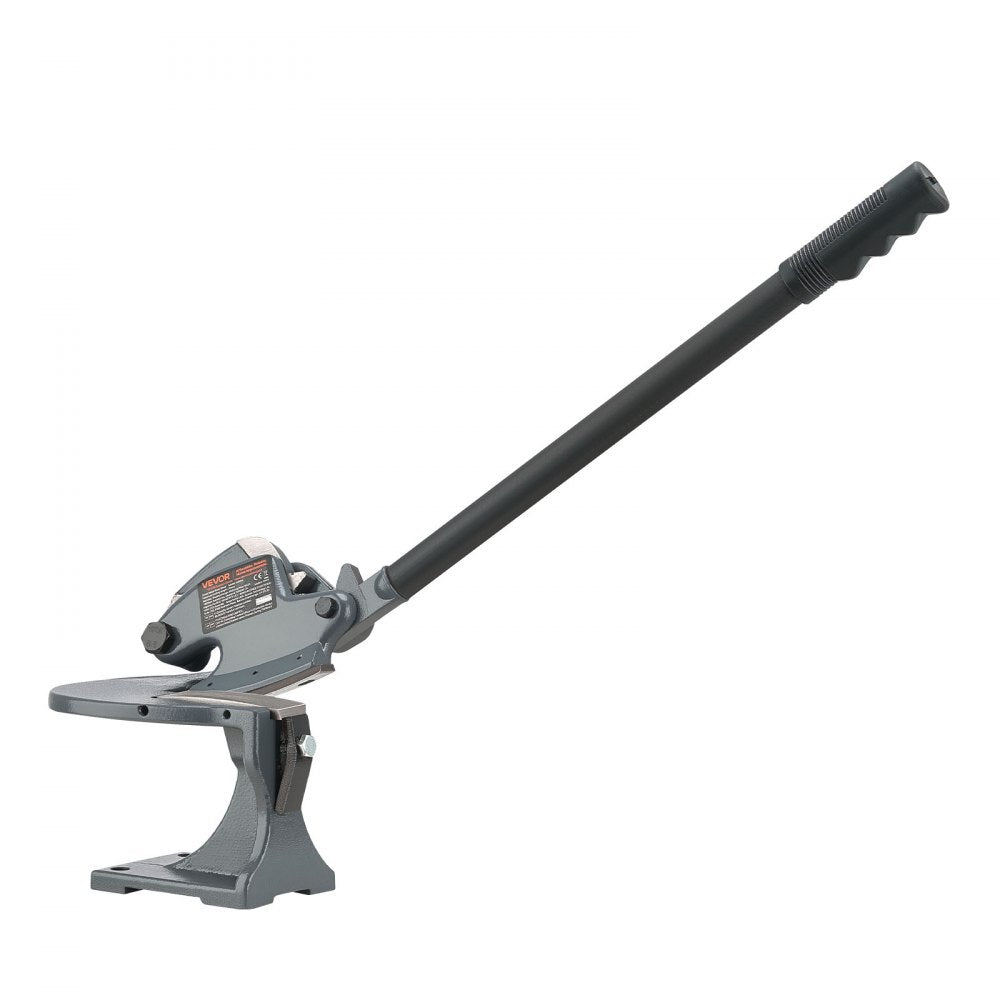 VEVOR Sheet Metal Shear, Manual Hand Shear, Throatless Benchtop Sheet Cutter for Multiple Purpose, with Solid Steel Frame, Mounting Type, Max Cutting Thickness 0.07 in for Steel Copper Rebar Aluminum