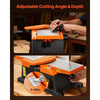 VEVOR Spiral Benchtop Jointer, 6 in, 2 HP 12000 RPM Bench Top Wood Jointer, with 12-Blade Spiral Cutterhead, Up to 1/8 in Depth, Adjustable Fence, 6 x 23 in Cast Aluminum Table, for Woodworking DIY