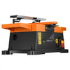 VEVOR Benchtop Jointer, 6 in, 2 HP 12000 RPM Bench Top Wood Jointer, with Straight Cutterhead, 2 HSS Blades, 6 x 23 in Cast Aluminum Table, Up to 1/8 in Depth, Adjustable Fence, for Woodworking DIY
