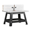 VEVOR Benchtop Router Table, 24 in x 15.7 in, Bench Top Routing Table with Adjustable Fence, MDF Top, Sturdy Metal Base, 2-1/2 in Dust Collection Port, Compatible with Routes & Various Drill Bits