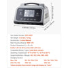 VEVOR Smart Battery Charger, 12A, 6V 12V 24V 36V 48V Lithium LiFePO4 Lead-Acid (Gel / AGM) Car Battery Charger, with LCD Display, Trickle Charging Maintainer Desulfator, for Car, Boat, Motorcycle