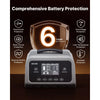 VEVOR Smart Battery Charger, 20A, 6V 12V 24V Lithium LiFePO4 Lead-Acid (Gel/AGM) Car Battery Charger, with LCD Display, Trickle Charging Maintainer Desulfator, for Car, Boat, Motorcycle, Lawn Mowers