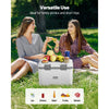 VEVOR Portable Cooler, 21 QT Hard Cooler with Ice Retention, Heavy-Duty Handles and Strap, Lightweight Rigid Material Insulated Portable Cooler, Suitable for Family Picnics and Short Trips
