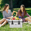 VEVOR Portable Cooler, 26 QT Hard Cooler with Ice Retention, Heavy-Duty Handles and Strap, Lightweight Rigid Material Insulated Portable Cooler, Suitable for Family Picnics and Short Trips