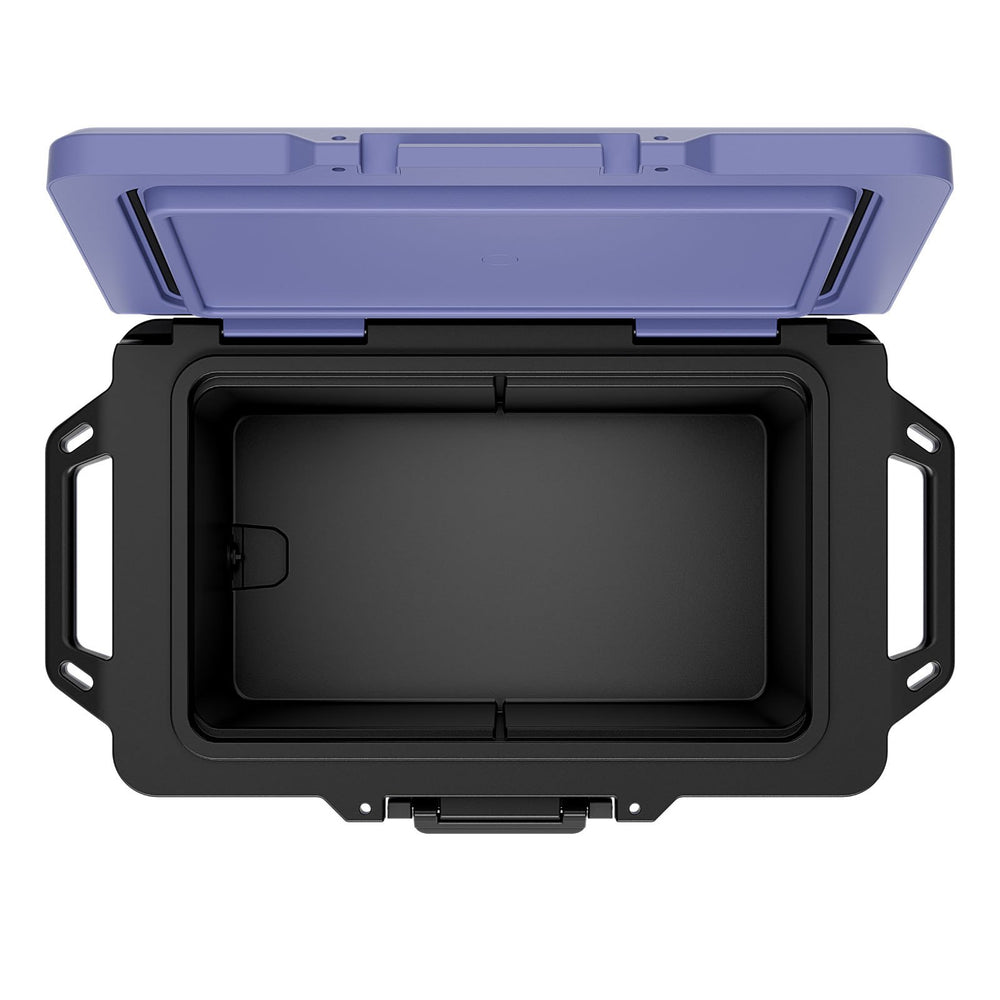 VEVOR Hard Cooler, 50QT Portable Cooler, Leak-Resistant Coolbox Keeps Contents Cool for 48 Hours, Insulated Chests with Ice Retention and Heavy-Duty Handle, Ultra-Light for Camping, Concerts, Sports
