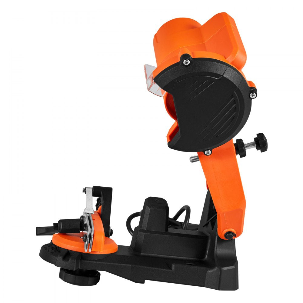 VEVOR Electric Chainsaw Sharpener, 85W Bench Saw Chain Sharpener 5000RPM, Professional Chainsaw Sharpening Tool with 2 Grinding Wheels for Woodworking, Logging, Gardening