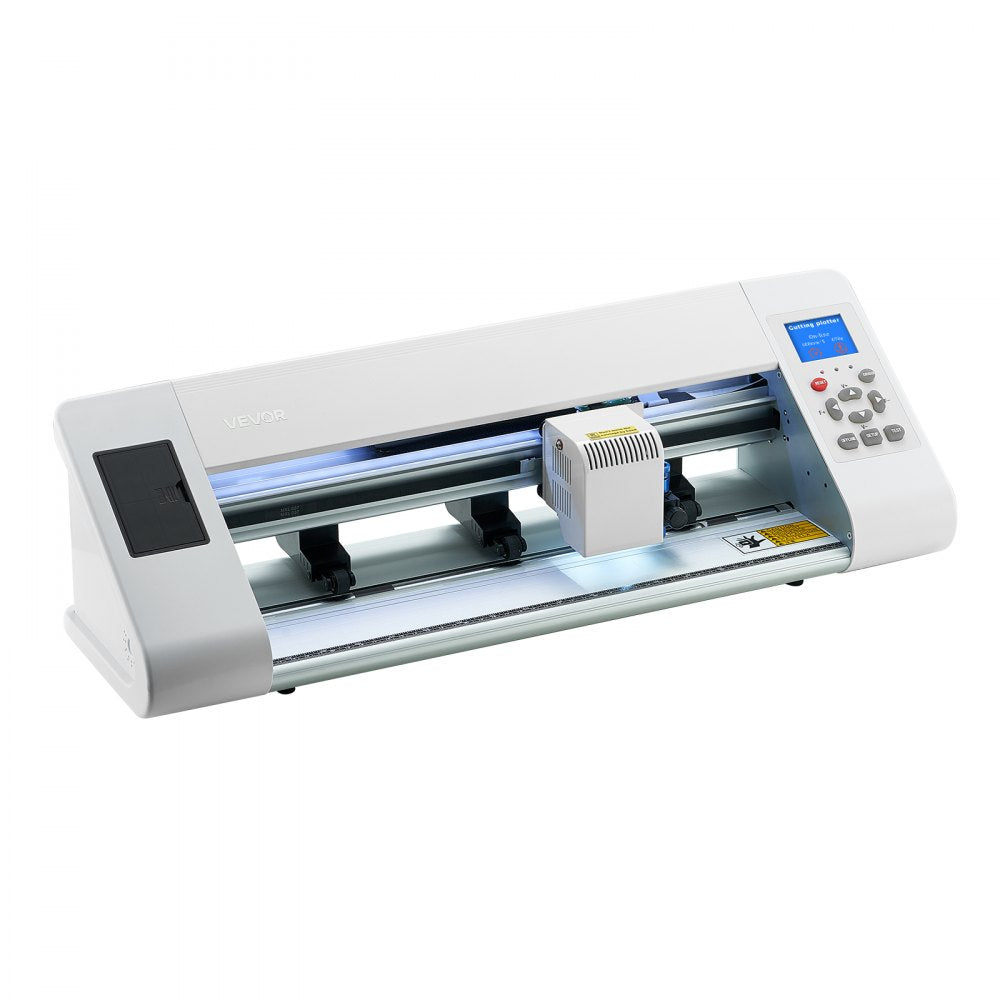 VEVOR Cutting Machine, Automatic Edge Detection Vinyl Cutter Machine with Design Software and Materials, Compatible with Multiple File Formats, for Creating Customized DIY Crafts, Cards, Stickers