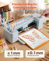 Precise cutting for complex designs - 300 mm/s max cutting speed, 12 in/305 mm max cutting size, ±0.1 mm accuracy