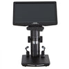 VEVOR 7" HDMI LCD Digital Microscope for Adults, Soldering Electron Microscope 1200X with IPS Screen, 8 LED Lights, 2 Flexible Side Lights, PC View, USB Coin Microscope for Windows/MacOS/TV, 32GB